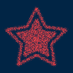 Vector Discrete Brush. Simulate Aged, Scuffed, Grunge Texture with Editable Color and Size for Natural Stone, Wood, Aging, and Shadows