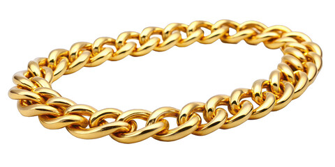 Obraz premium gold chain bracelet. png