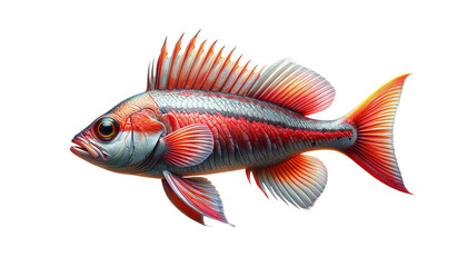 Fototapeta premium Apogonidae fish isolated on transparent or white background