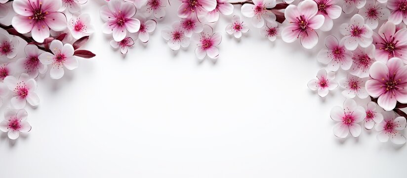 A floral background with ample white space available for customized logo or text placement in the image