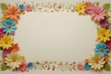 Obraz premium Several different shapes of stationery using floral patterns