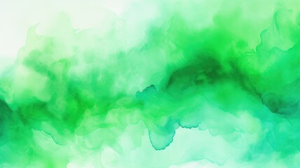 Obraz premium Abstract Green Watercolor Background with Soft Textures