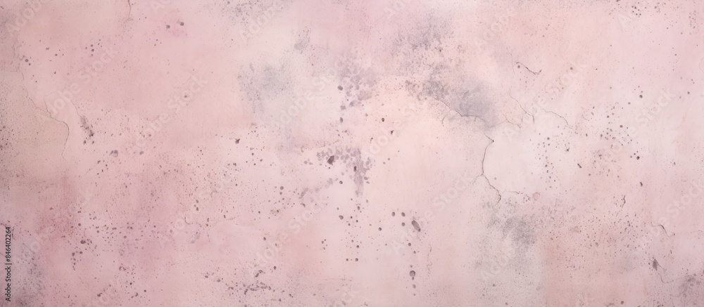 Poster an aged light pink concrete texture with intricate patterns and dots ideal for use as a background o