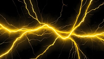 
Gold electric spark lightening background gold copy space abstract electrical backdrop, banner poster header design