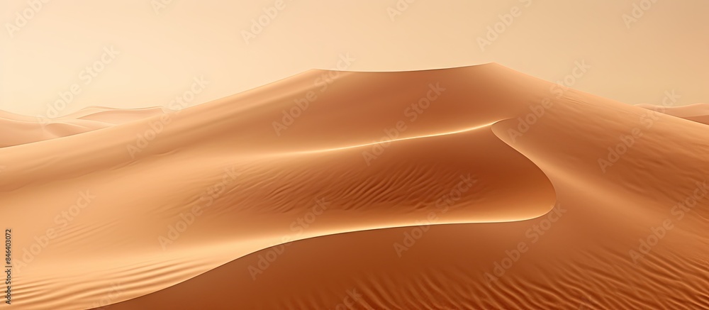 Poster a background made of sand with empty space for adding an image. copy space available