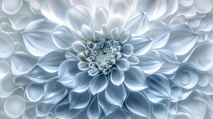 Obraz premium A close-up of a white flower with water droplets on its petals and in the center