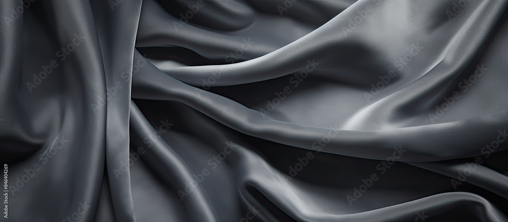 Poster a dark gray soft cloth background resembling the texture of velvet canvas with ample copy space imag