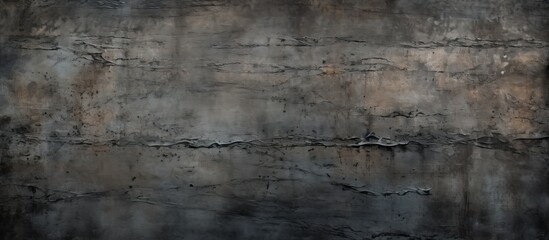 A grungy black background or texture with copy space image displaying a distressed quality and a dirty aging appearance