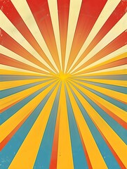 Obraz premium Sunburst or sun burst retro background. Ray stripes
