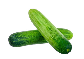 cucumber isolated on white background