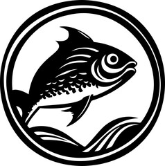 Fototapeta premium Fish vector transparent background PNG clipart