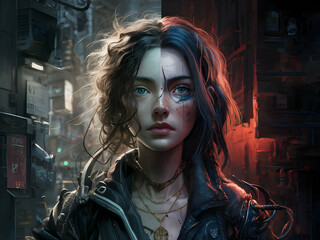 Combine styles from different art periods or cultures. For instance, mix elements of Renaissance paintings with modern street art or traditional Japanese ink wash with futuristic cyberpunk themes.