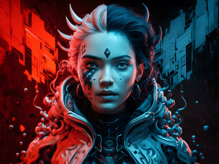 Combine styles from different art periods or cultures. For instance, mix elements of Renaissance paintings with modern street art or traditional Japanese ink wash with futuristic cyberpunk themes.