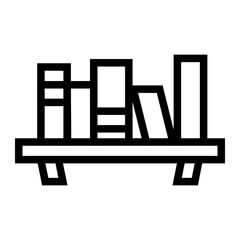 book on bookshelf icon