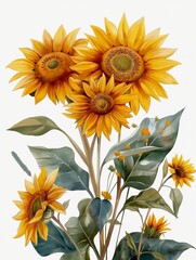 Sunflowers painting