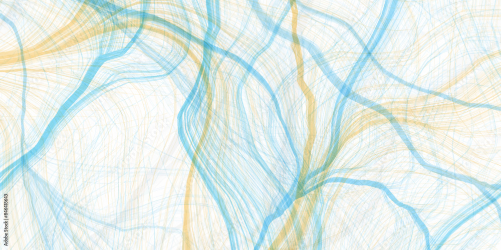 Aufkleber colorful pattern liquid swirl paint white that is Illustration background. Tangled thin curves undulating lines on a white canvas. Grunge texture with distress pink rough trace.,Vector ..