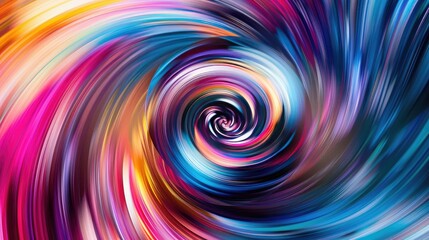 Obraz premium Abstract swirls of colors in dynamic motion