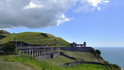 Across the parade ground to the officers quarters of Fort George