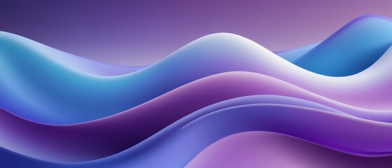Fototapeta premium abstract purple blue flowing background illustration
