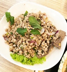 Spicy Minced Pork Salad