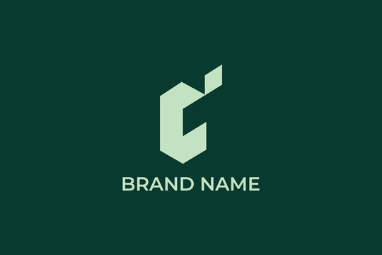 C letter 3d modern corporate logo, letter CT diamond icon logo, letter CT buildings icon modern real estate vector, logomark