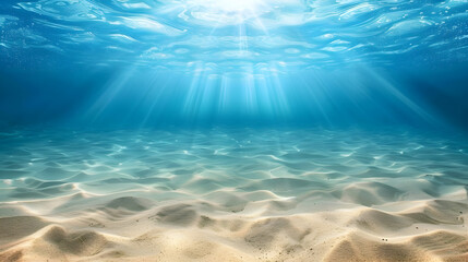  The sun is shining brightly and creating ripples in the water.