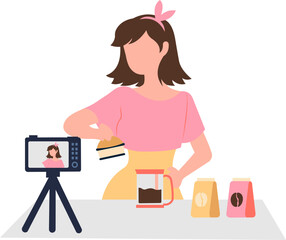 Content Creator Illustration