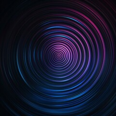 Mesmerizing Spiral Vortex Background in Vivid Blue and Purple Hues