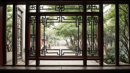 Genetative AI. The traditional Window,door,and fence. When life gets overwhelming, I simply gaze out my window and let the serenity of nature wash over me. 🌲🌊 #WindowEscape #NatureHeals"