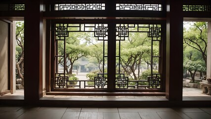Genetative AI. The traditional Window,door,and fence. When life gets overwhelming, I simply gaze out my window and let the serenity of nature wash over me. 🌲🌊 #WindowEscape #NatureHeals"