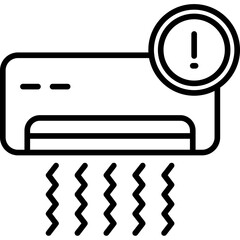 Air Conditioner Error Icon