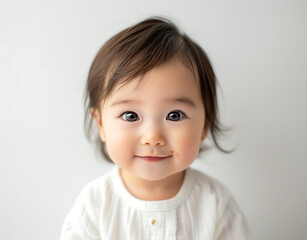 Naklejka premium portrait of a little child