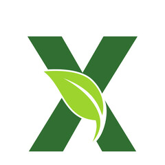 Leaf Letter X