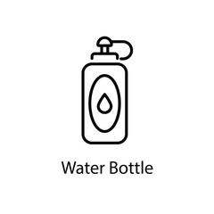 Water Bottle vector icon