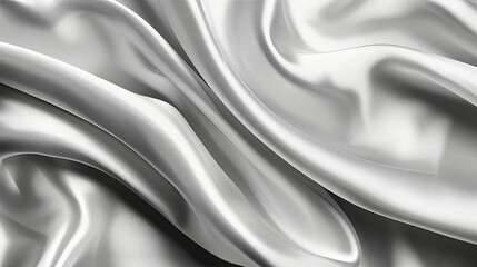 Obraz premium Luxurious Flowing Silver Liquid Metal Artistic Background