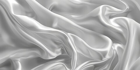 Obraz premium Luxurious Flowing Silver Liquid Metal Artistic Background