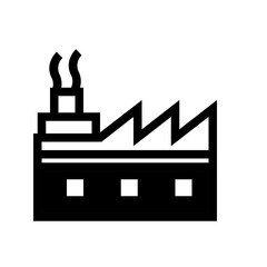 Obraz premium factory icon