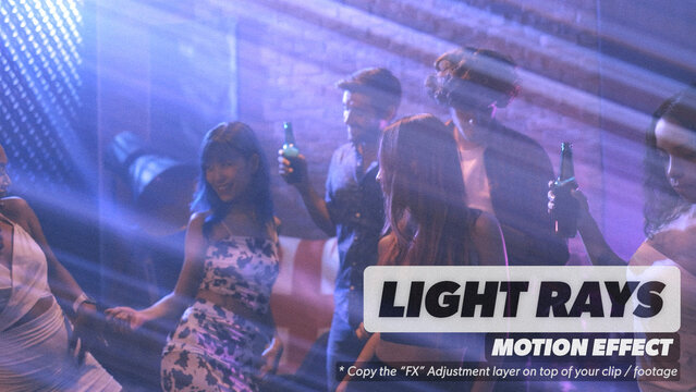 Light Rays Procedural Motion Effect