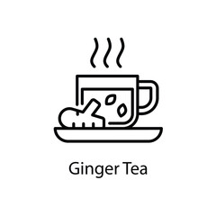 Ginger Tea vector icon