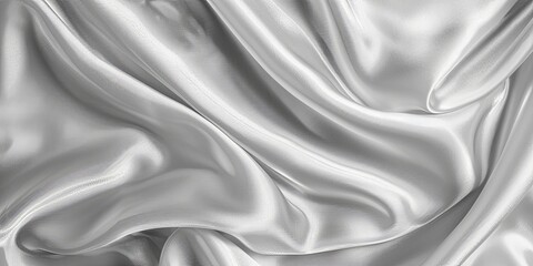 Obraz premium Luxurious Flowing Silver Liquid Metal Artistic Background