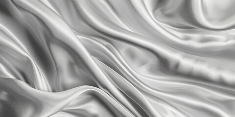 Obraz premium Luxurious Flowing Silver Liquid Metal Artistic Background