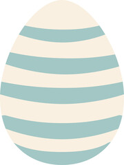 Decoration Easter egg with colorful pattern.