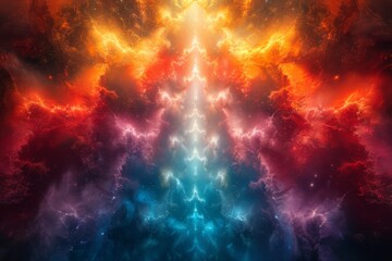 Naklejka premium abstract background in colors and patterns for Compliment Your Mirror Day