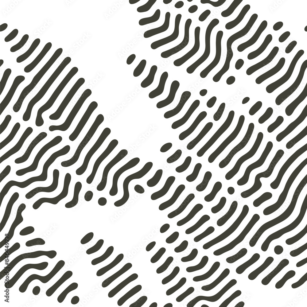 Aufkleber Abstract background of vector organic wood-like irregular lines pattern. Abstract seamless pattern background
