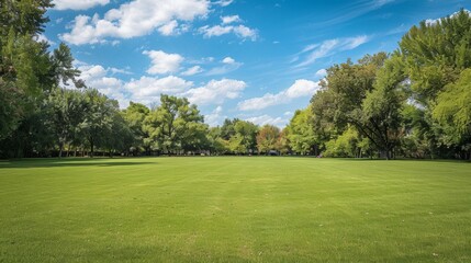 Spacious and Clean Open Field