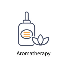 Obraz premium Aromatherapy vector icon 