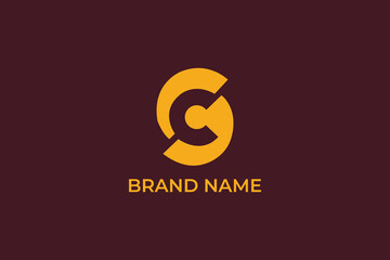 C letter iconic logo, letter CS infinity logo, letter CS finance company logo, logomark