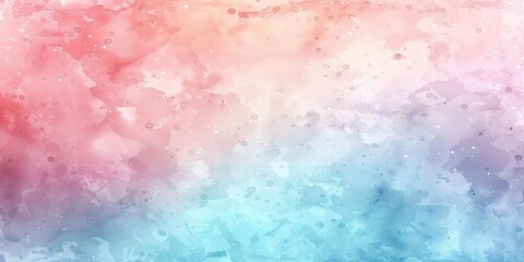 Fototapeta premium Abstract Pink and Aqua Painting with Pattern