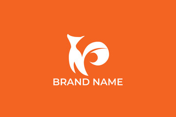 fox logo, animal logo, fox abstract, fox and tail logo, fox logo vector, fox