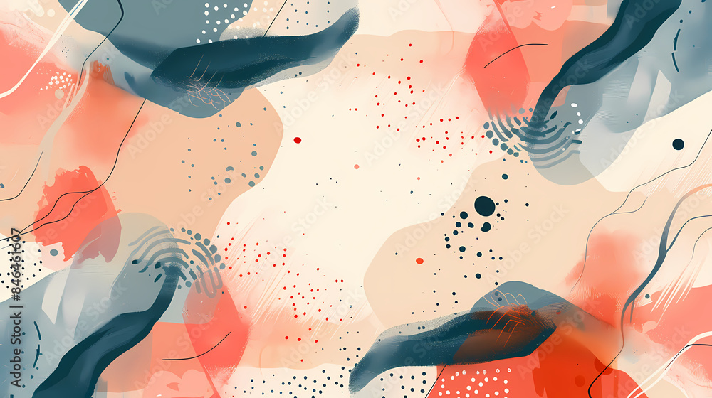 Poster pastel abstract background 80s fluid drop intro animation video.